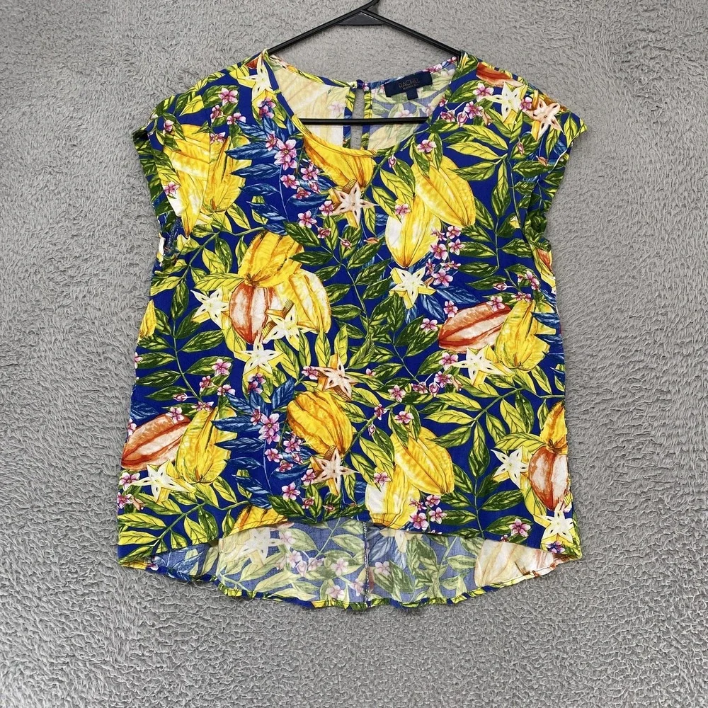 Rachel Roy 2 Piece Set Womens Large Tropical Hawaiian Cruise Resort Vacation - Picture 8 of 16